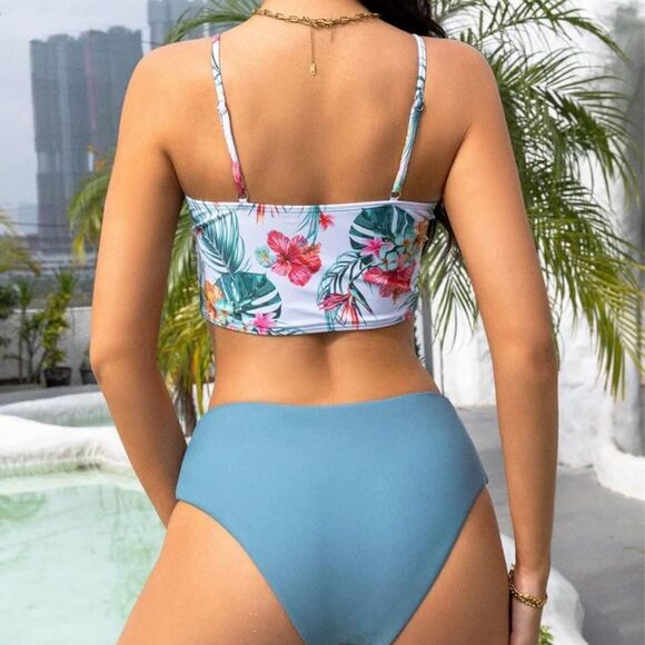 Women's High Waisted Bikini Swim Bathing Suit - Picture 2 of 3
